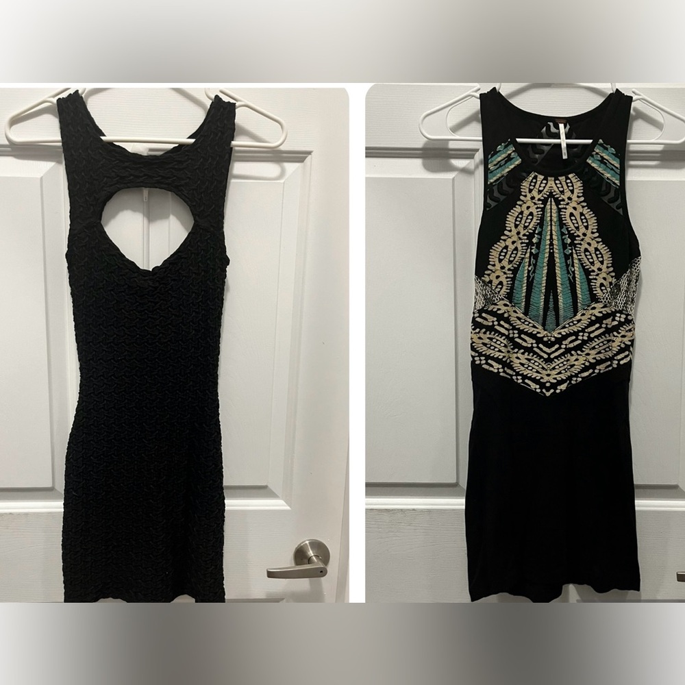 Free People XS Mini Dress Bundle – Bodycon – Like New! ✨